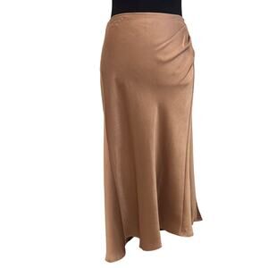 New STATUS NORDSTROM  Beige Asymmetrical Skirt Size L